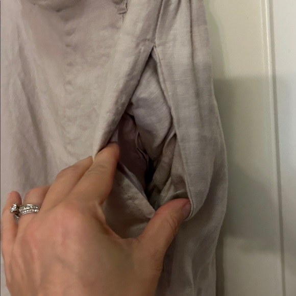 RESET by Jane small flax tan Wide-Leg Pants - Picture 3 of 5